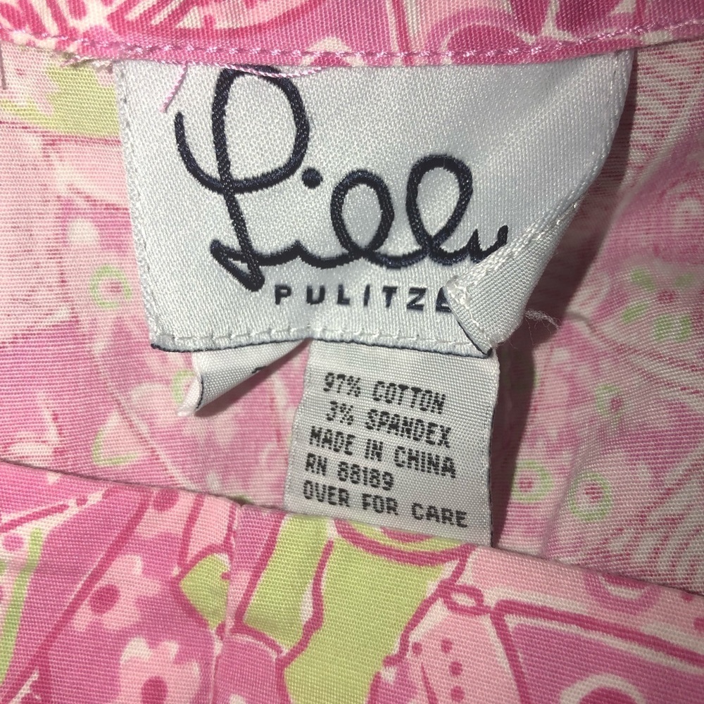 Lilly Pulitzer Women’s pink sunbathing pool skirt - Picture 3 of 3